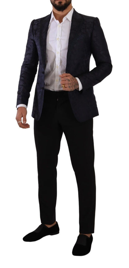 Elegante blazer formal MARTINI azul oscuro