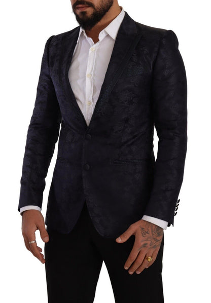 Elegante blazer formal MARTINI azul oscuro
