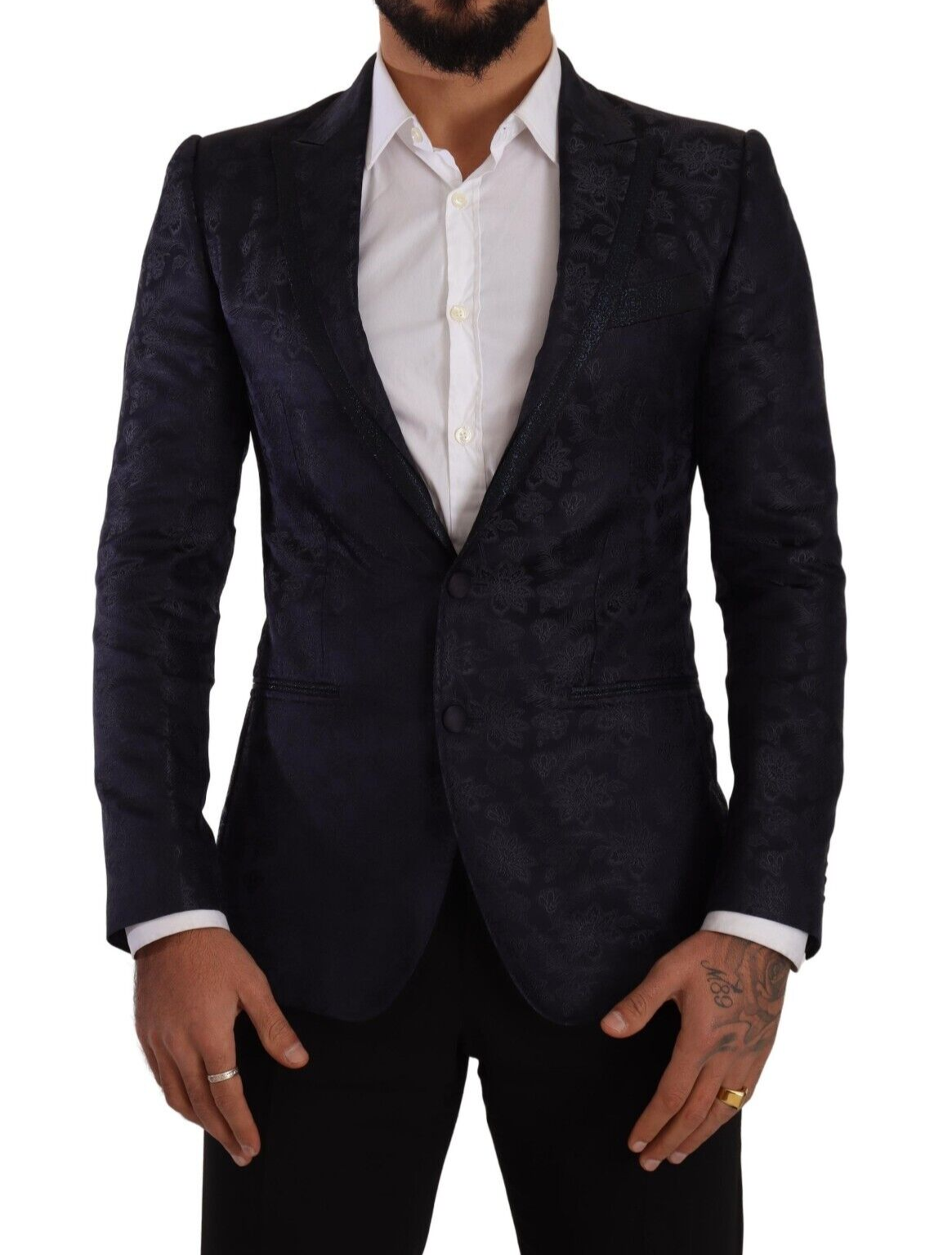 Elegante blazer formal MARTINI azul oscuro