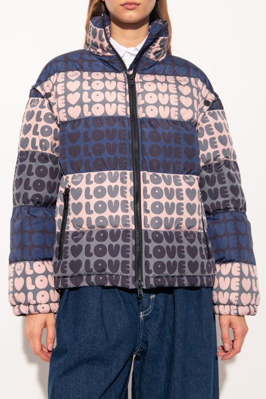 Chaqueta de poliéster multicolor para mujer