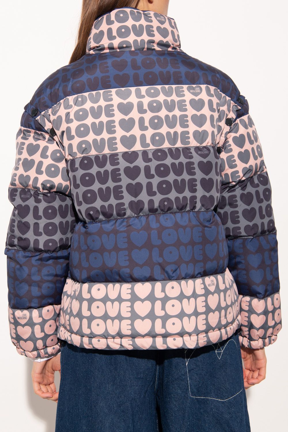 Chaqueta de poliéster multicolor para mujer