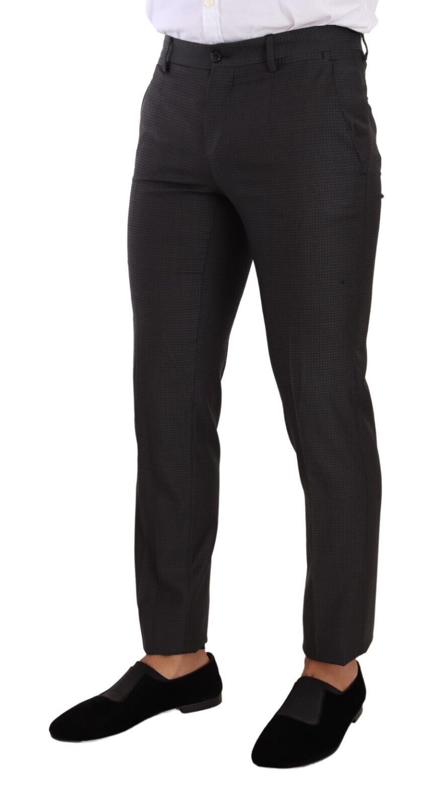 Elegante traje Martini de lana negra