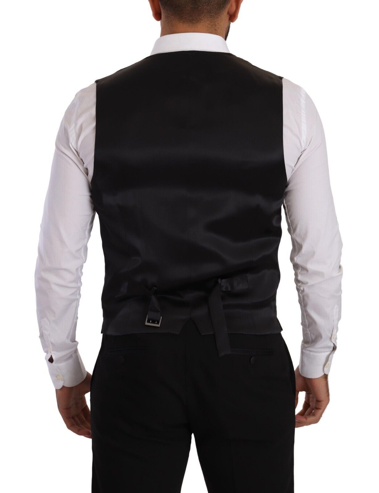Chaleco elegante de vestir formal a rayas