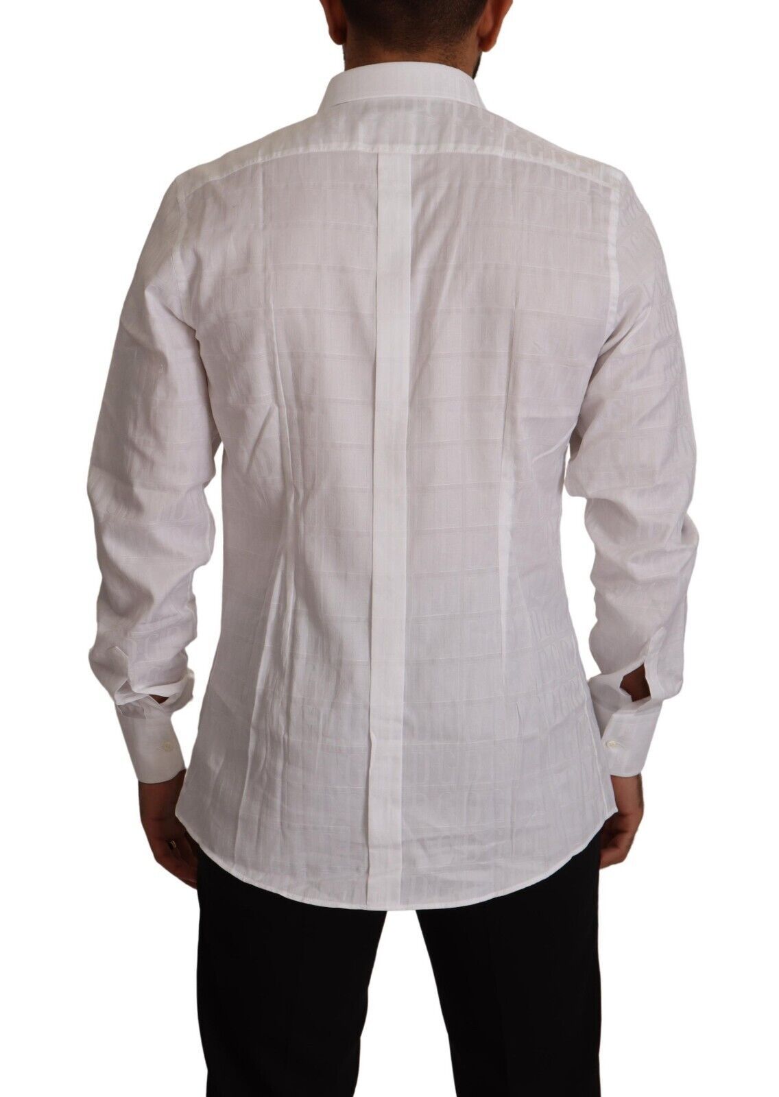 Camisa elegante de algodón blanco - Corte entallado