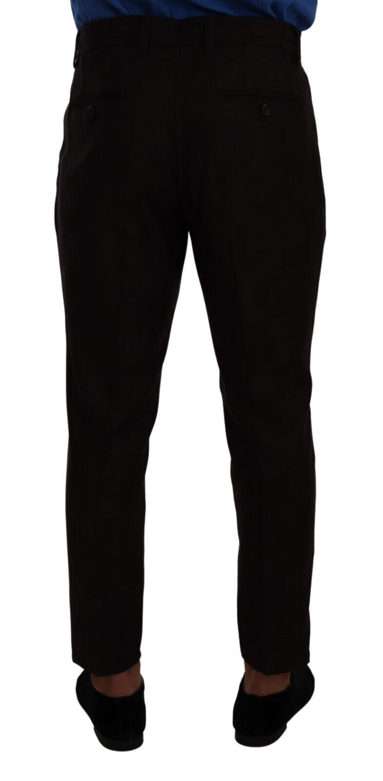 Elegantes pantalones deportivos de lana color burdeos
