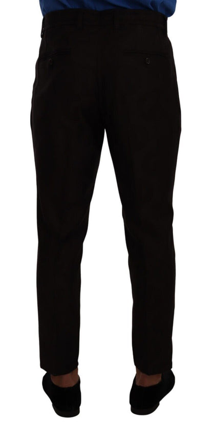 Elegantes pantalones deportivos de lana color burdeos