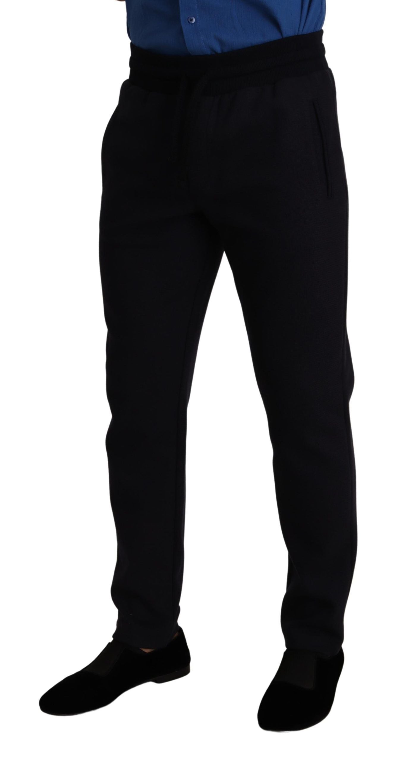 Pantalones deportivos azules elegantes para hombre