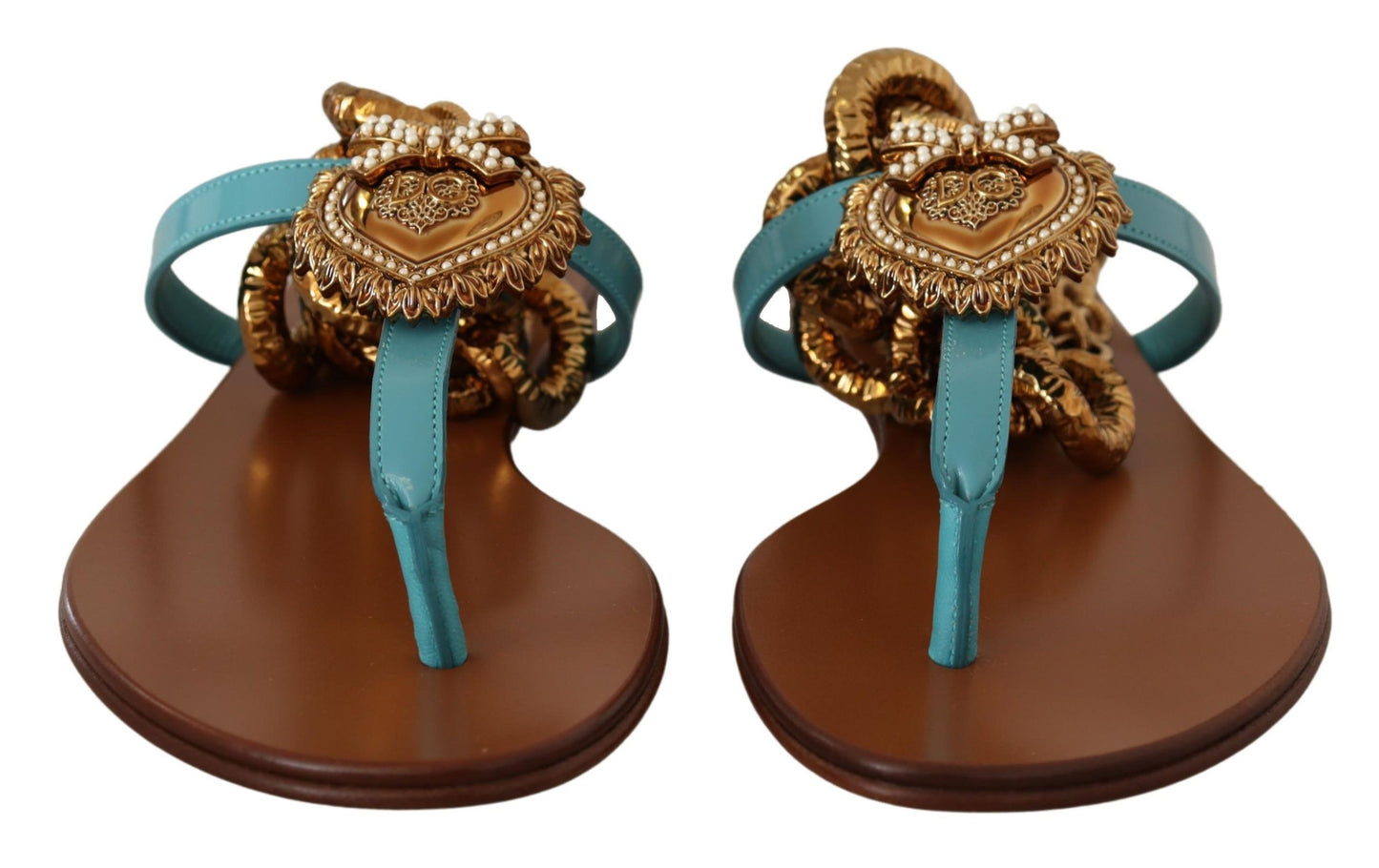Elegantes zapatos planos estilo gladiador con detalle de corazón