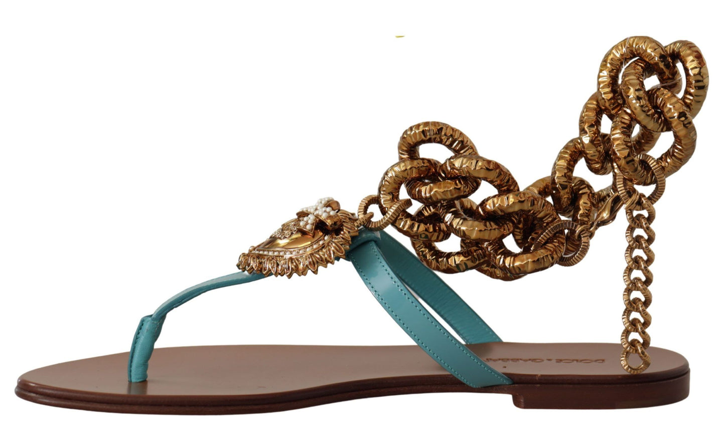 Elegantes zapatos planos estilo gladiador con detalle de corazón