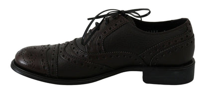 Elegantes zapatos de vestir Derby con punta de ala