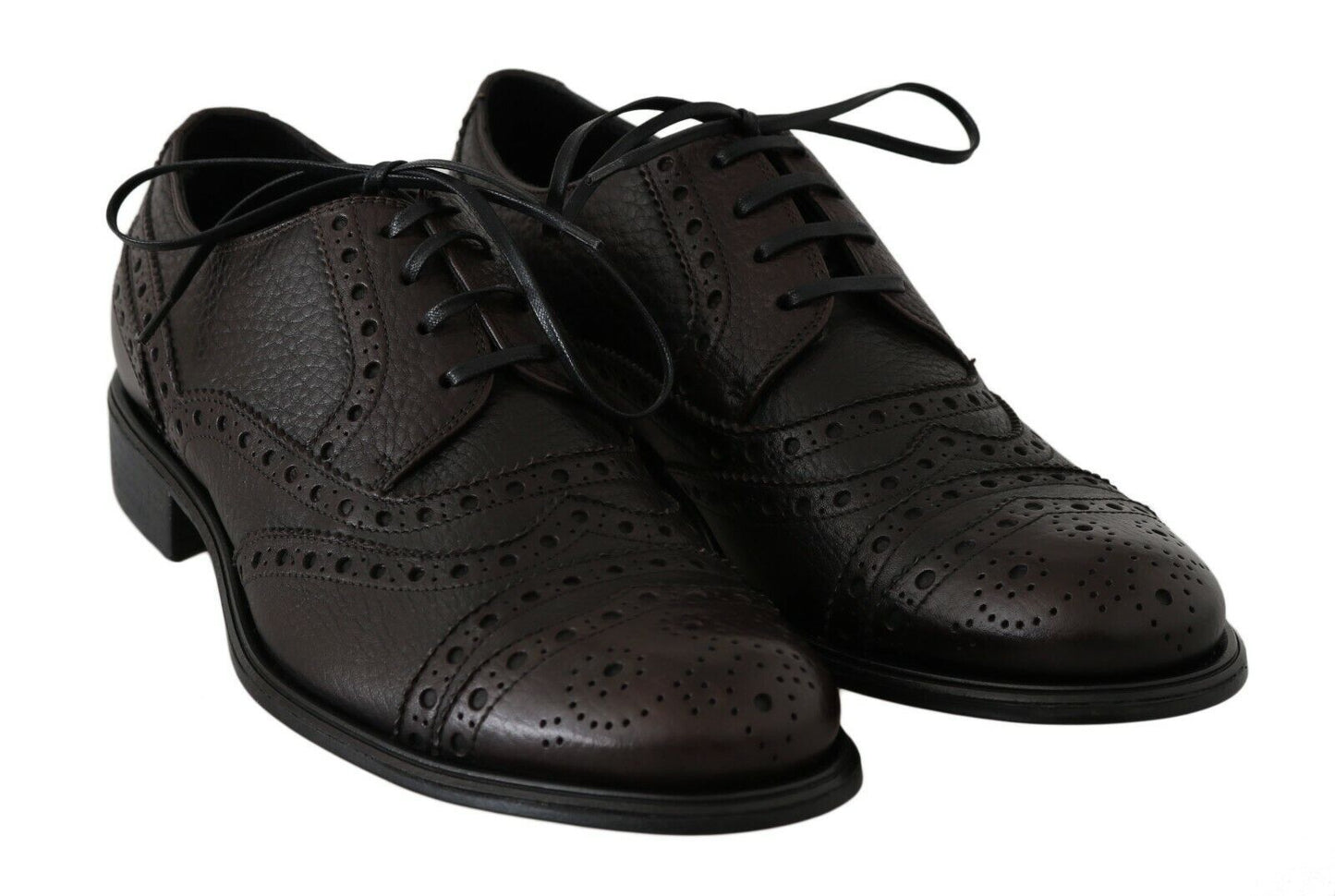 Elegantes zapatos de vestir Derby con punta de ala