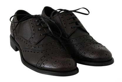 Elegantes zapatos de vestir Derby con punta de ala