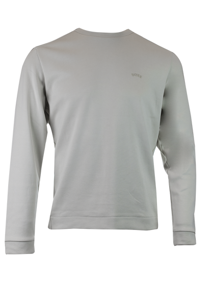 Elegante sudadera de algodón beige
