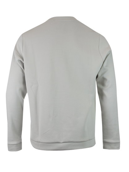 Elegante sudadera de algodón beige