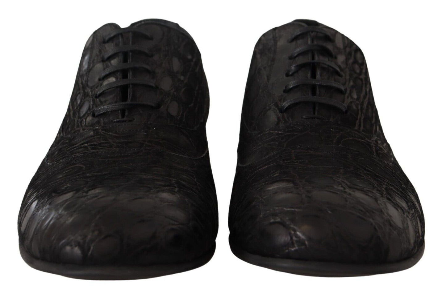 Elegantes zapatos Oxford de piel exótica