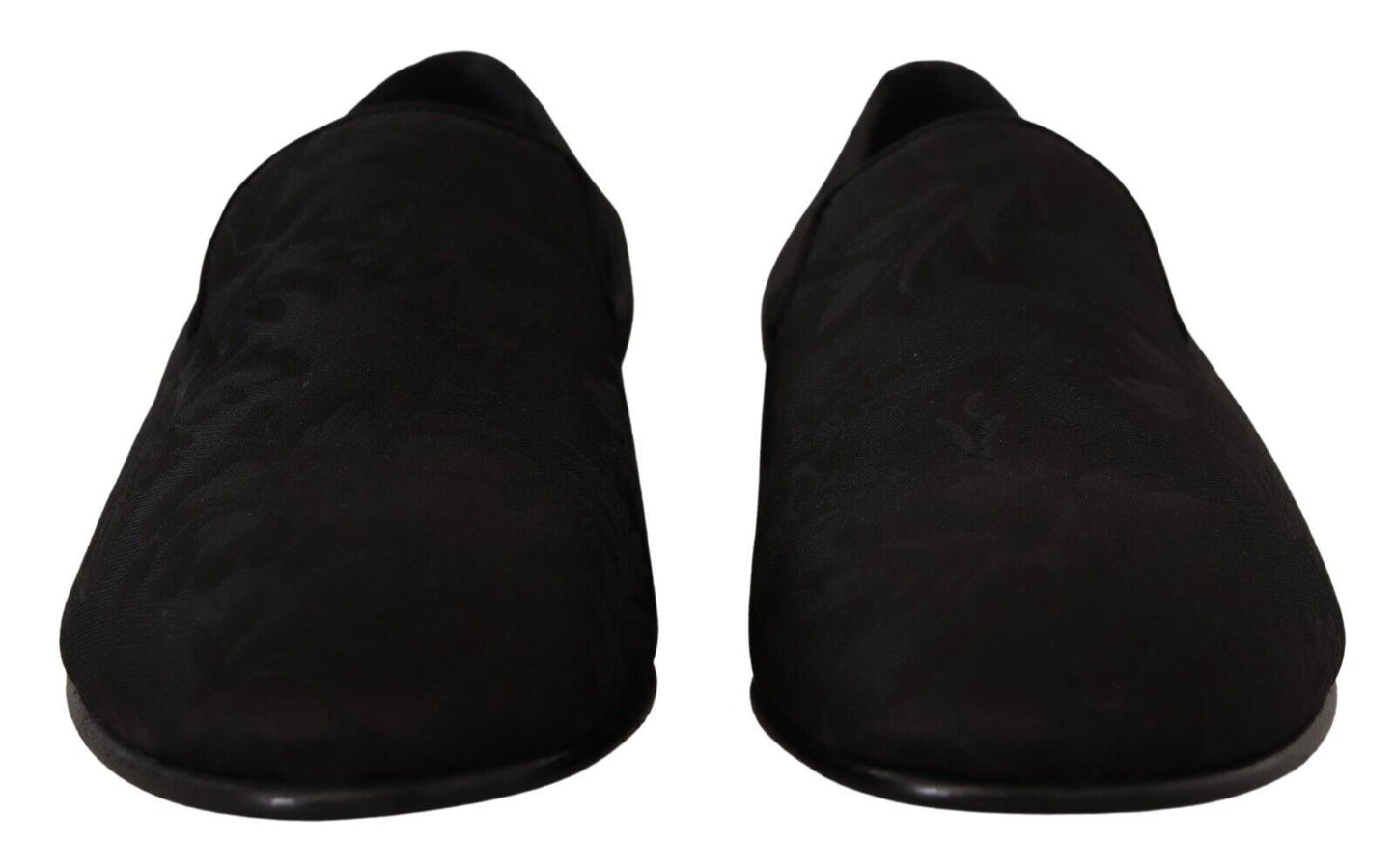 Elegantes mocasines planos de jacquard sin cordones