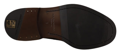 Elegantes zapatos de vestir Derby negros