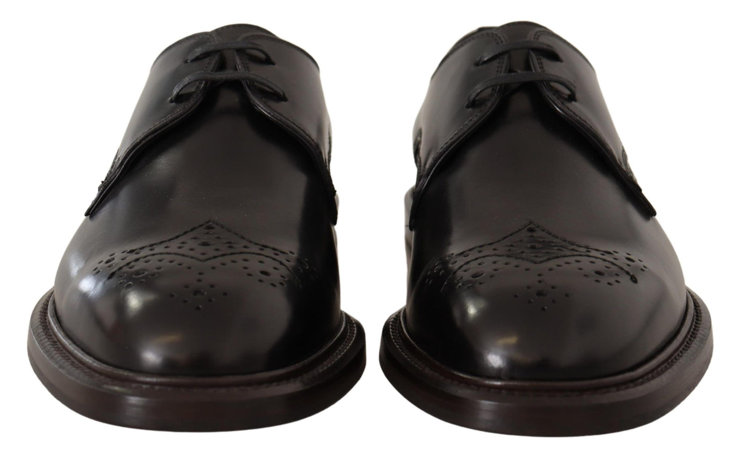 Elegantes zapatos de vestir Derby negros