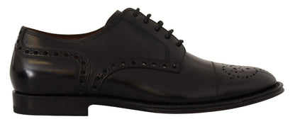 Elegantes zapatos formales Oxford con punta de ala