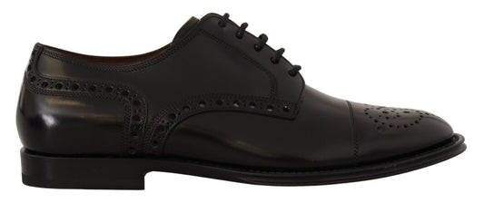 Elegantes zapatos formales Oxford con punta de ala