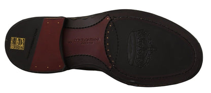 Elegante Derby Oxford de piel de becerro con punta de ala