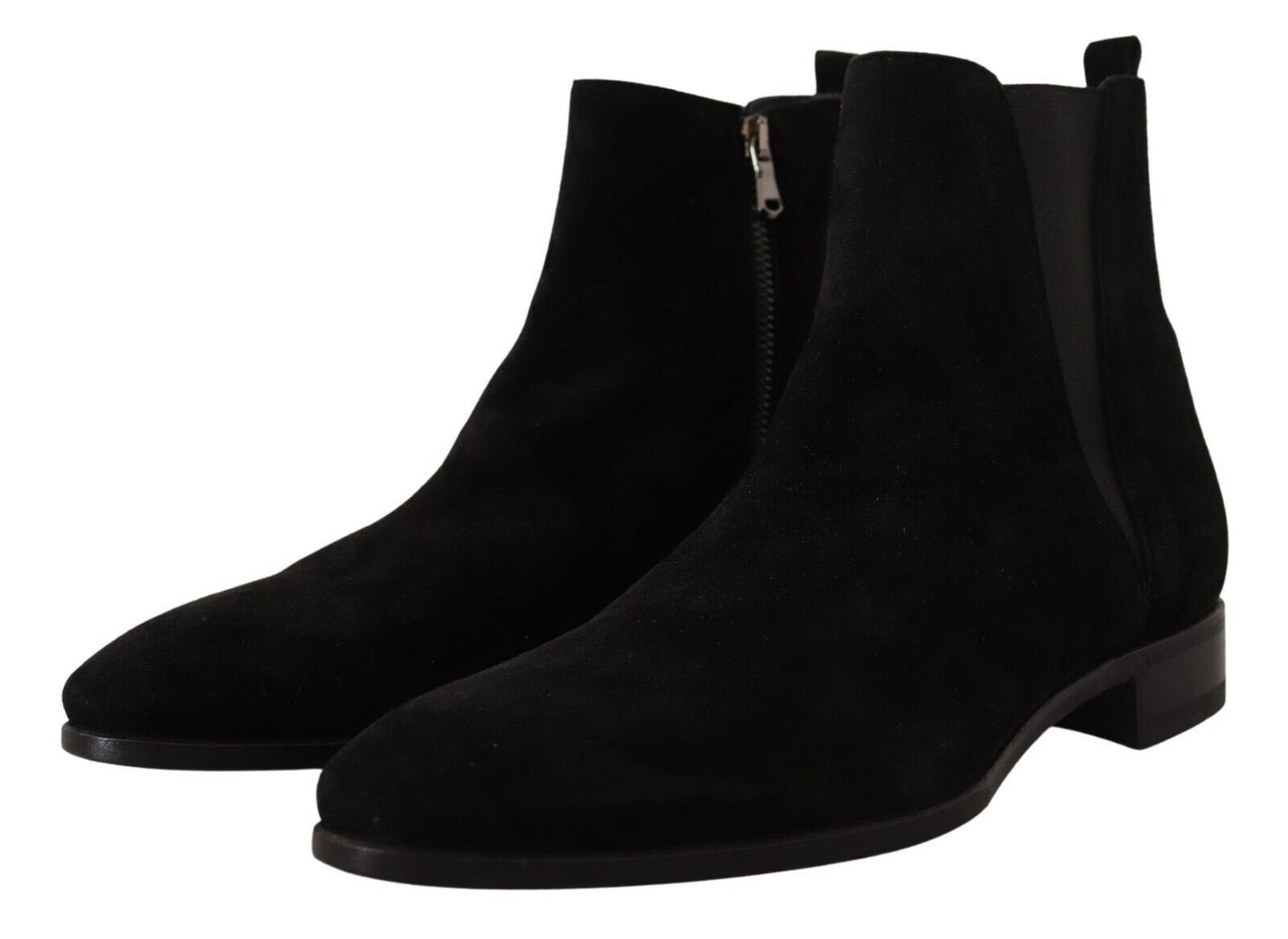 Elegantes botas Chelsea de piel de ante