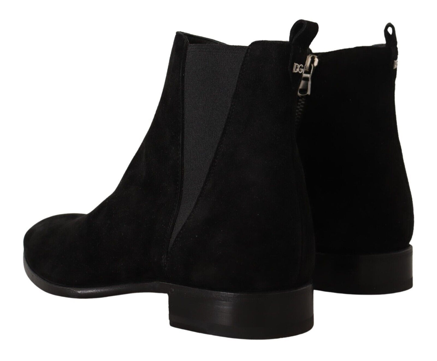 Elegantes botas Chelsea de piel de ante
