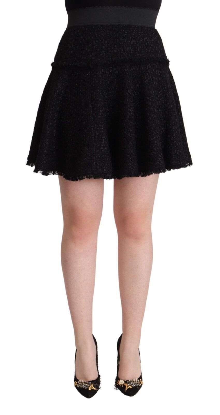 Elegante minifalda de punto de corte A