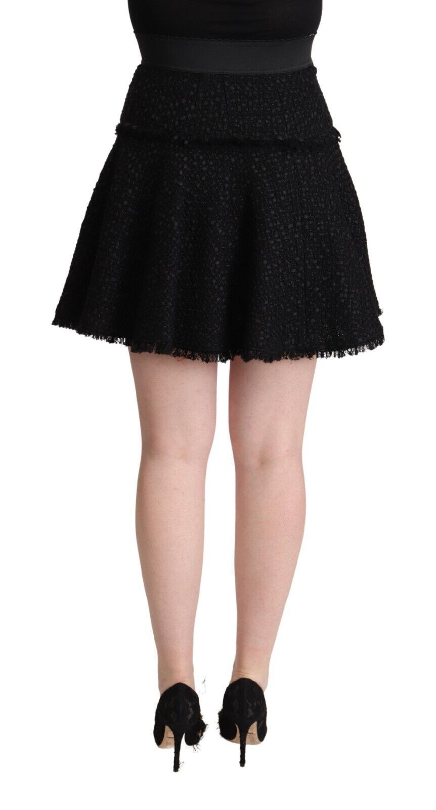 Elegante minifalda de punto de corte A