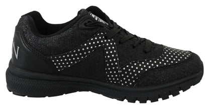 Elegantes zapatillas deportivas negras Jasmines Runner