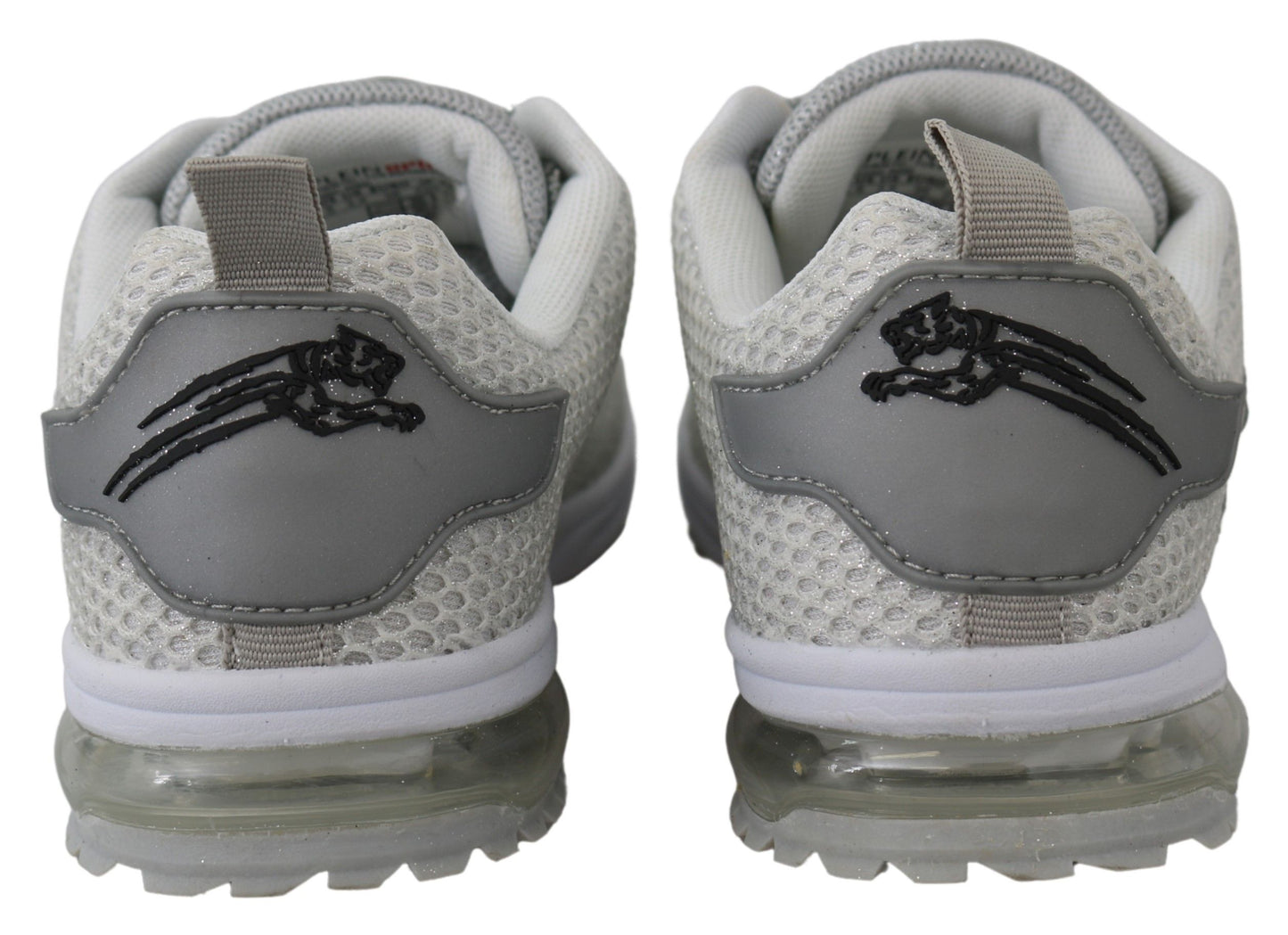 Zapatillas deportivas Gretel plateadas y glamurosas