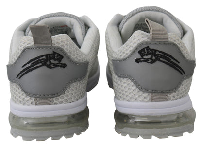 Zapatillas deportivas Gretel plateadas y glamurosas