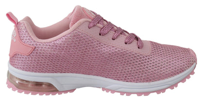 Zapatillas elegantes de alta costura en color rosa empolvado
