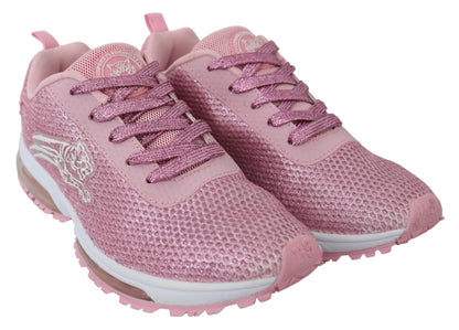 Zapatillas elegantes de alta costura en color rosa empolvado