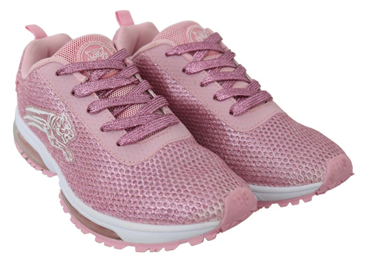 Zapatillas elegantes de alta costura en color rosa empolvado