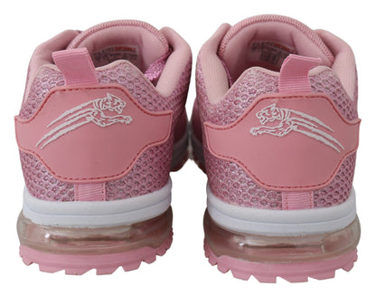 Zapatillas elegantes de alta costura en color rosa empolvado