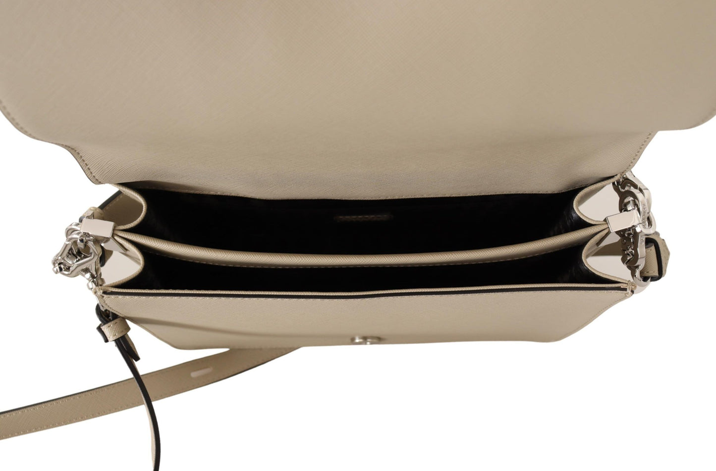 Bolso de hombro elegante color salvia con correas dobles