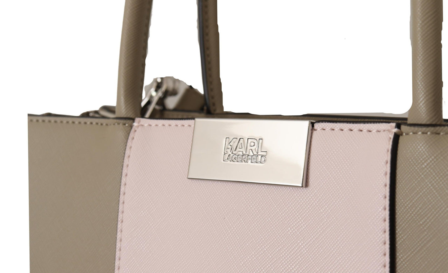 Elegante bolso de hombro tipo tote verde salvia