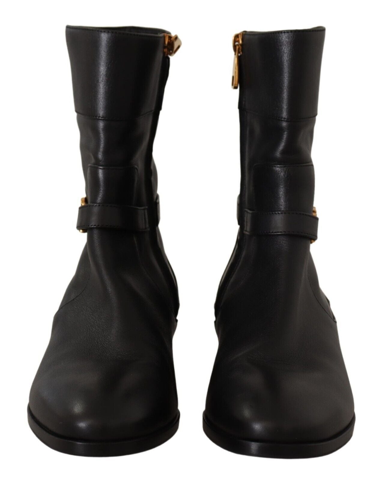 Botas de motociclista de cuero elegantes