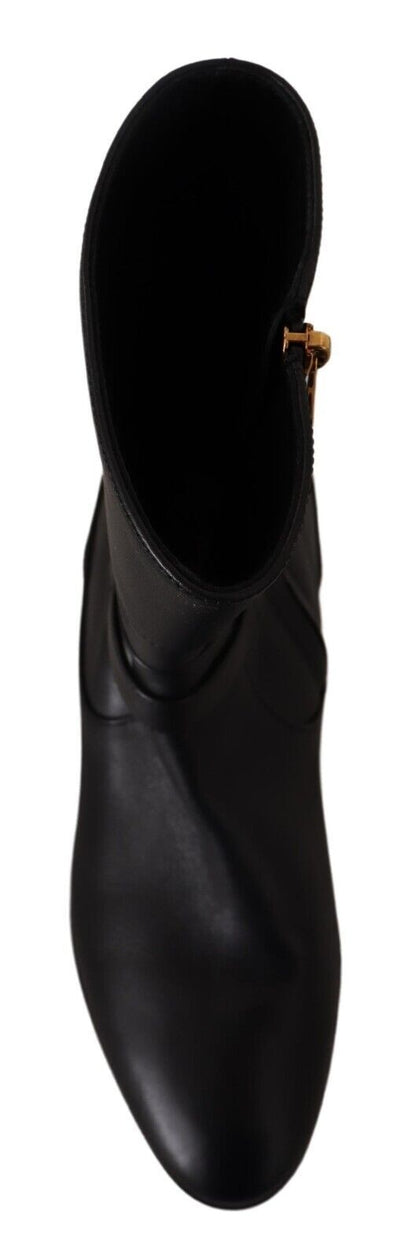 Botas de motociclista de cuero elegantes