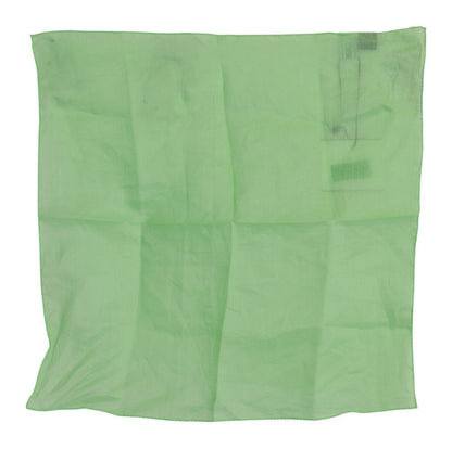 Elegante bufanda de lino verde manzana