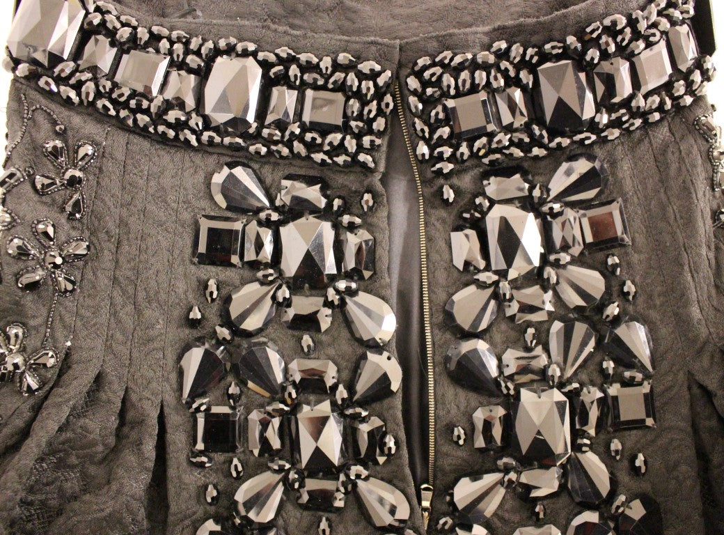 Falda Masterpiece con adornos de cristal negro