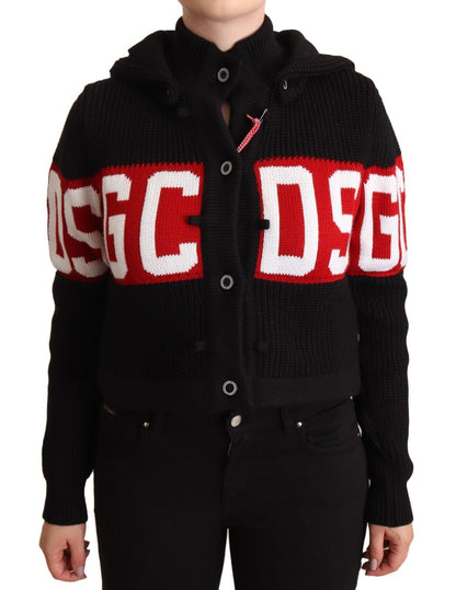 Chaqueta elegante de cachemira negra