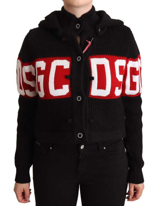 Chaqueta elegante de cachemira negra