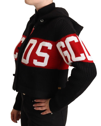 Chaqueta elegante de cachemira negra