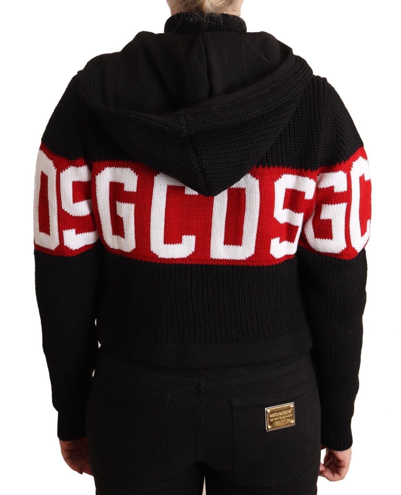 Chaqueta elegante de cachemira negra
