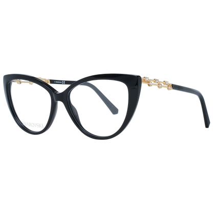 Elegantes gafas de diseño con forma de ojo de gato negro