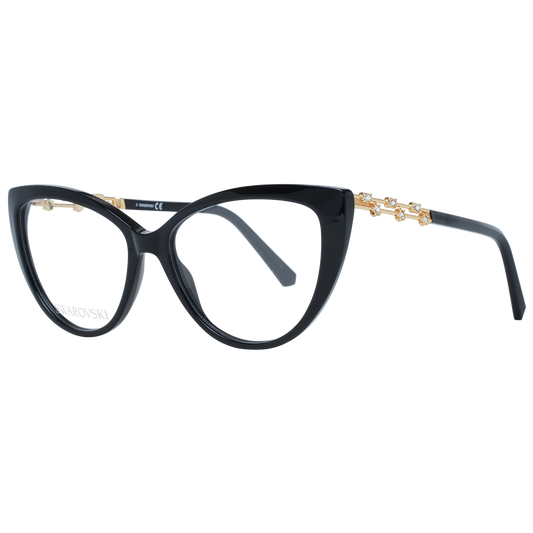 Elegantes gafas de diseño con forma de ojo de gato negro