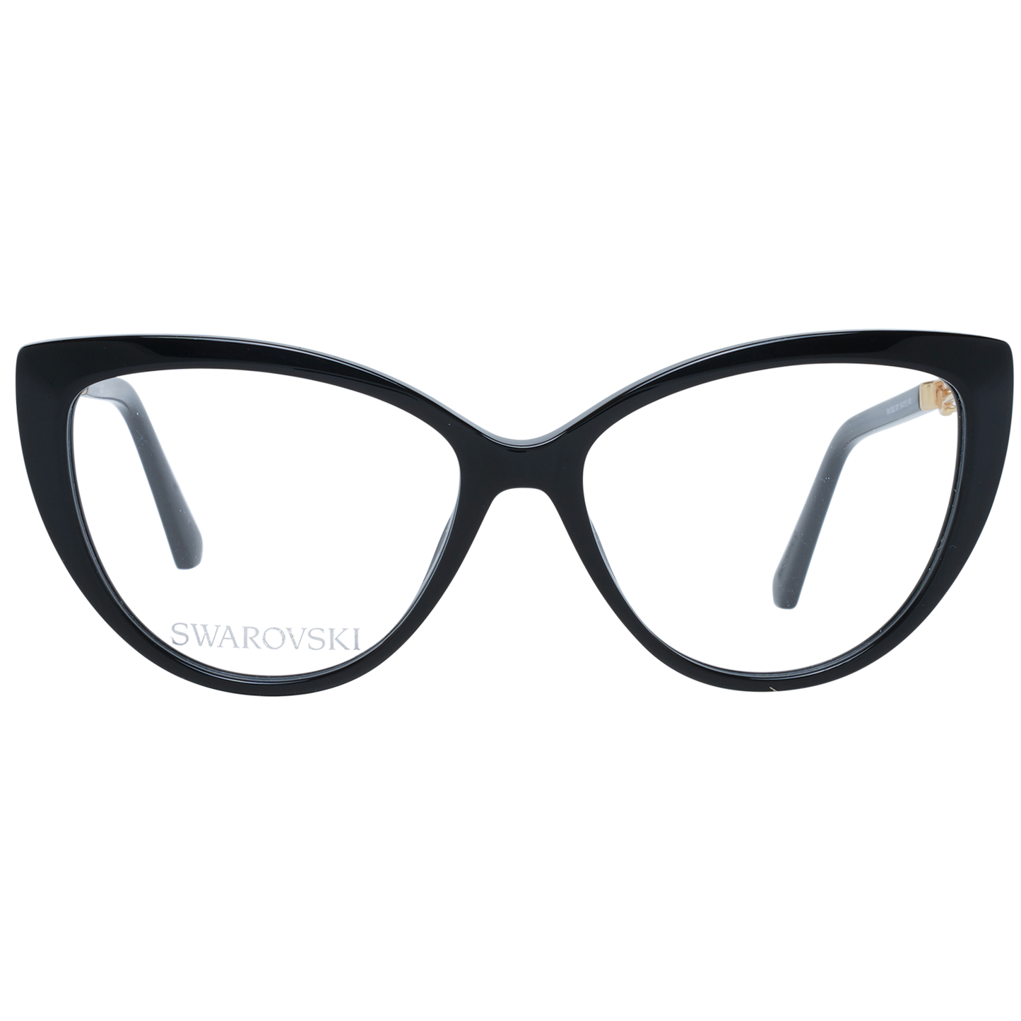 Elegantes gafas de diseño con forma de ojo de gato negro