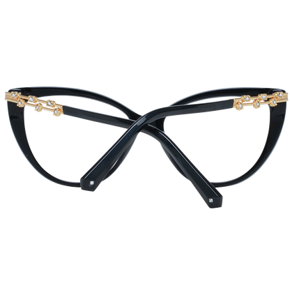 Elegantes gafas de diseño con forma de ojo de gato negro